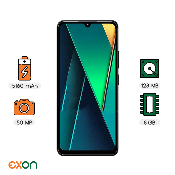 Xiaomi Poco C75 128GB RAM 6 (جعبه کوچک)