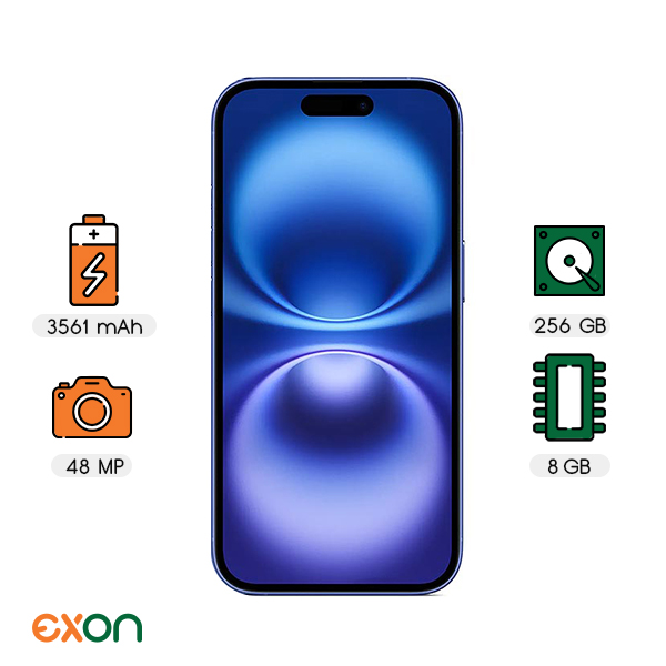 (دوسیم)Apple iPhone 16 CH 256GB